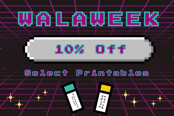 Customer Appreciation Week 10% Off Select Printables mobile