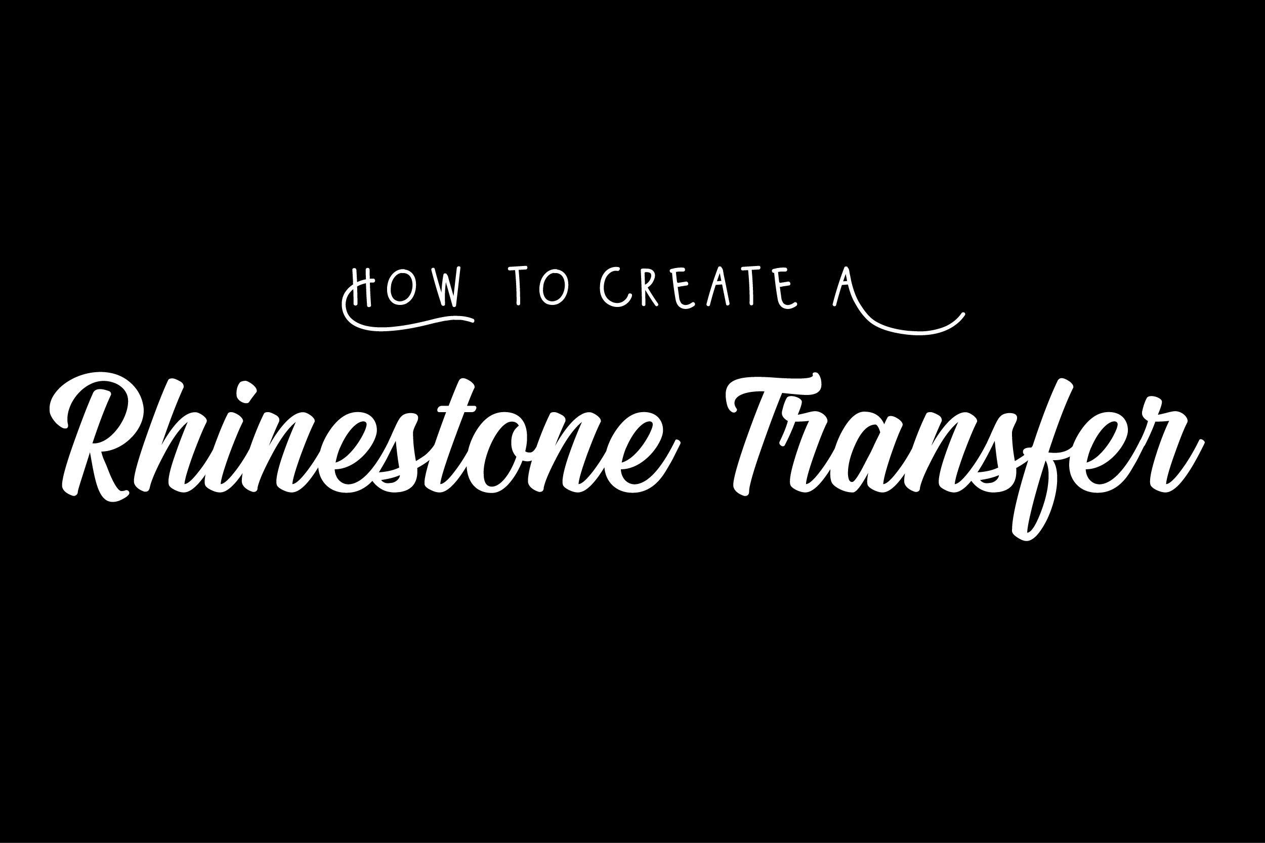  Rhinestone Bling Sparkle Iron On Transfer DIY