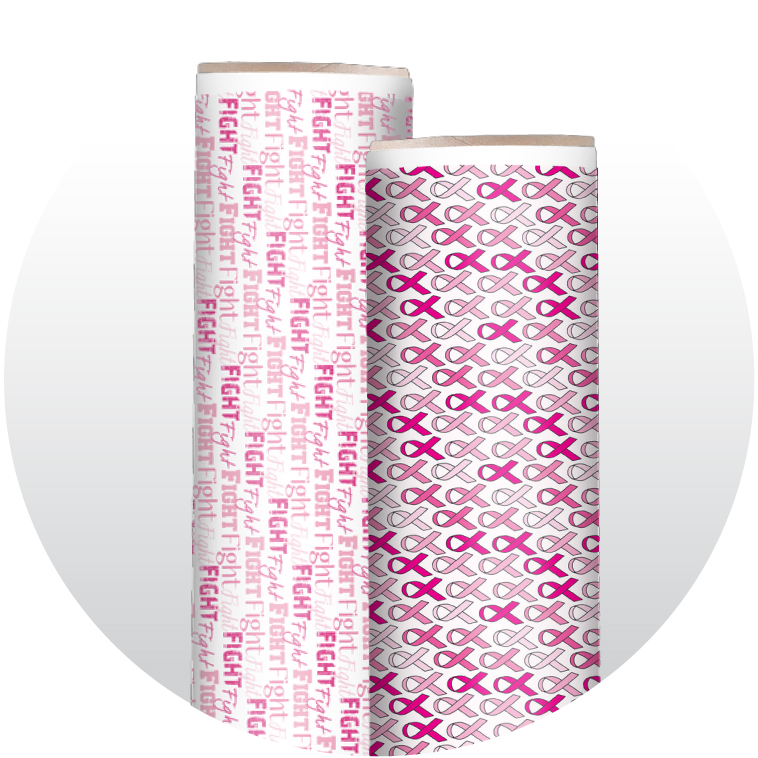 Breast Cancer Awareness Patterned Vinyl