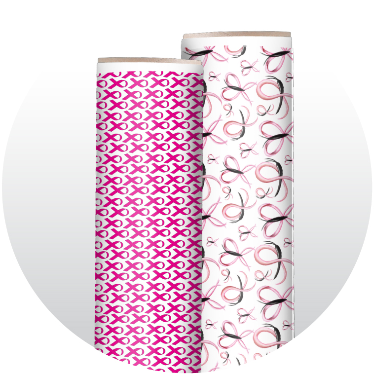 Breast Cancer Awareness Adhesive Patterned Vinyl