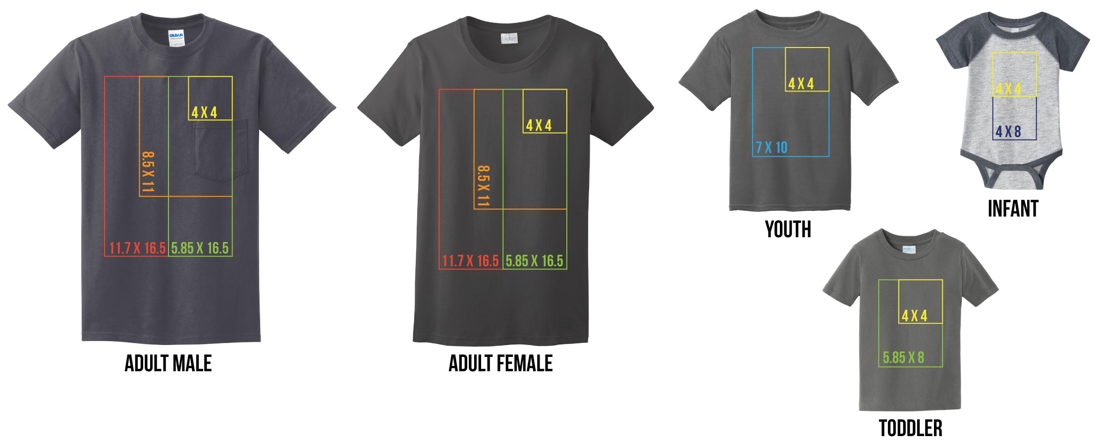 Edu Sizing Guides | Heat Transfer Warehouse