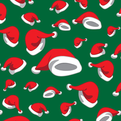 Santa Hats Green - HTV Pattern | Heat Transfer Warehouse