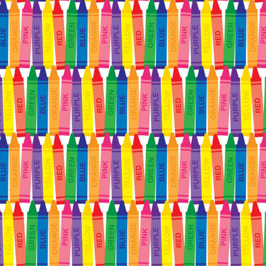 Color Crayons - HTV Pattern | Heat Transfer Warehouse