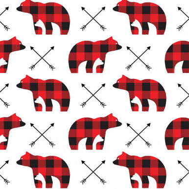 Mama Bear Buffalo Plaid Tumbler - Free Shipping