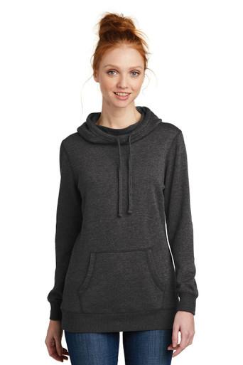 District ® Women's Lightweight Fleece Hoodie - Heat Transfer Warehouse