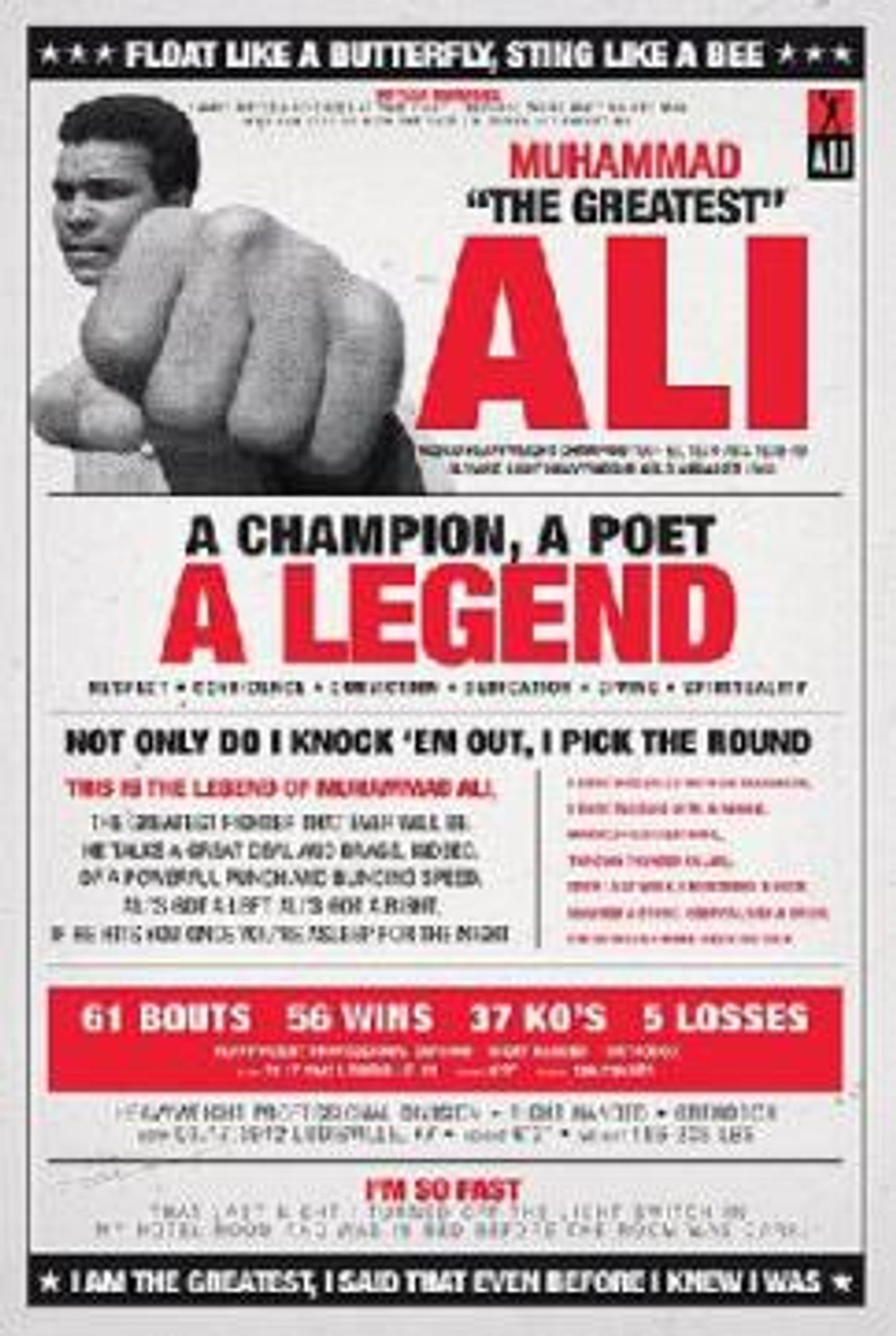 muhammad ali poster quotes