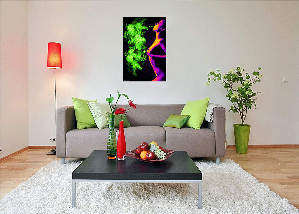 Too Hot to Handle Non-Flocked Blacklight Poster - 24