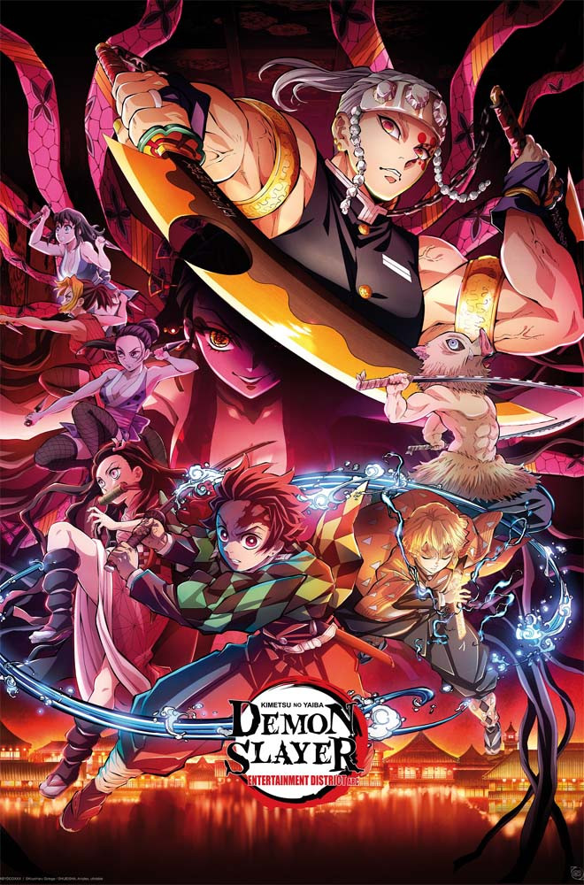 Demon Slayer - Entertainment District - Anime Poster - 24