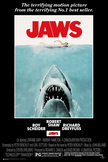 Jaws Movie Poster Image