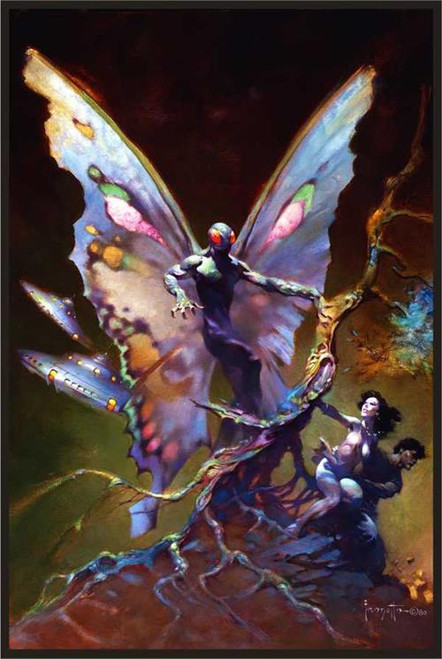 Red Planet Poster By Frank Frazetta - Scorpio Posters - 24x36 Inch - Fantasy Art
