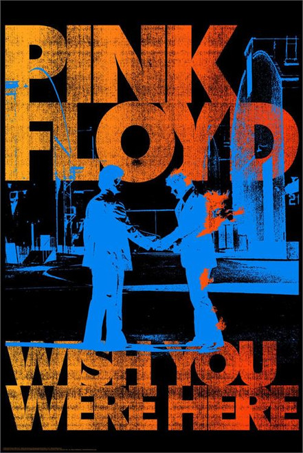 Pink Floyd "Wish You Were Here" Poster by: Stephen Fishwick - 24" X 36"