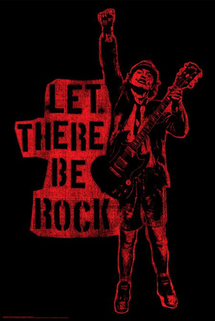 AC/DC "Let There be Rock" Poster - 24" X 36"