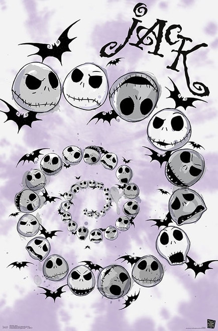 Disney Tim Burton's Nightmare Before Christmas - Spiral Poster - 22.375" x 34"