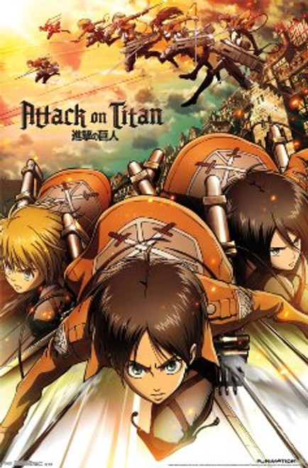 Attack On Titan - Attack Poster - 22.375" x 34"