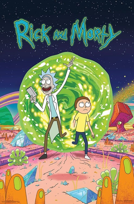 Rick And Morty - Cover Poster - 22.375" x 34"