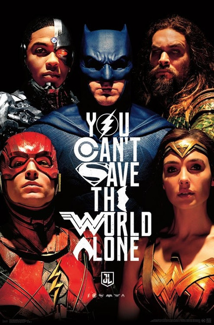 Justice League Save The World Poster - 22.375'' X 34''