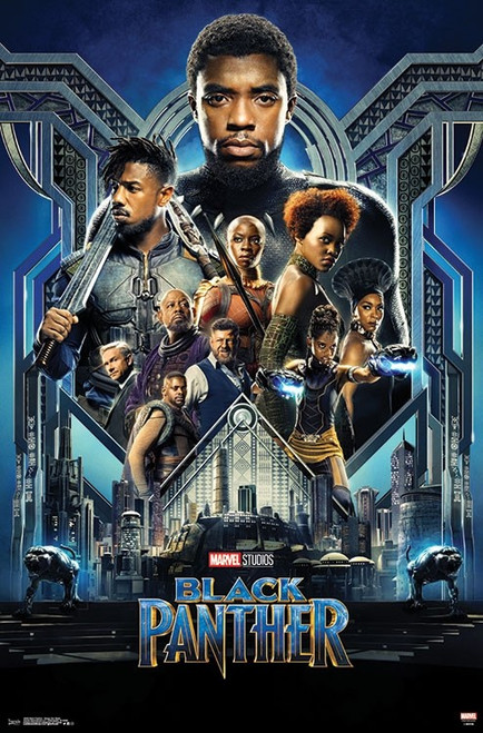 Black Panther - Group One Sheet Poster - 22.375" x 34"