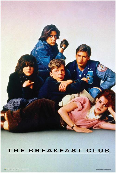 Breakfast Club One Sheet Poster - 24" X 36"