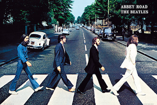 Beatles Abbey Road Poster - 36" X 24"