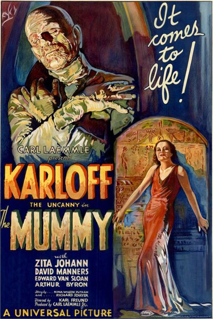 The Mummy "Boris Karloff" Poster - 24" X 36"