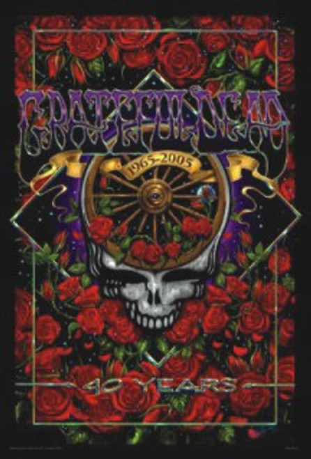 Grateful Dead - 40Th Anniversary Poster - 24" X 36"