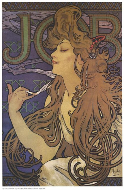 Job 1897 - Alphonse Mucha - Poster - 24" X 36"