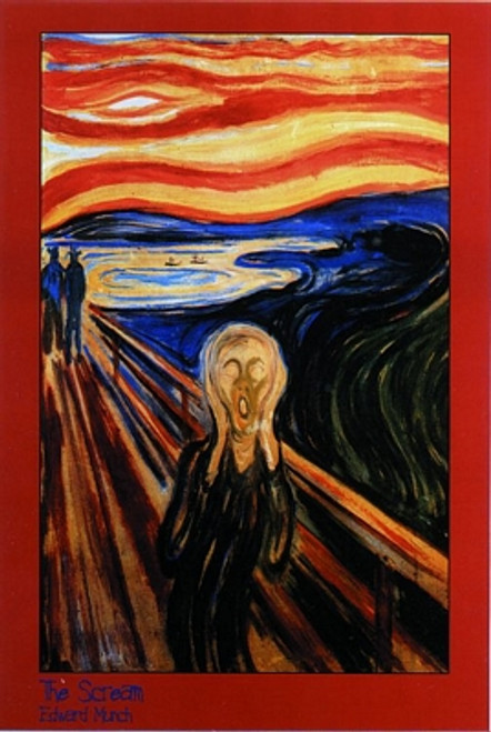 Edvard Munch The Scream Poster - 24" x 36"