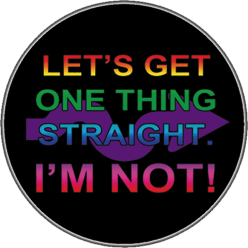 Not Straight - Sticker