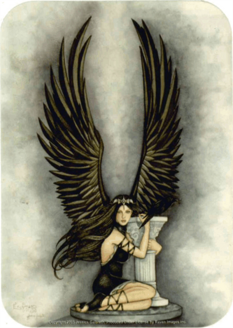 Jessica Galbreth - Enigma Fairy  Large Sticker - 2 1/2" X 3 3/4"