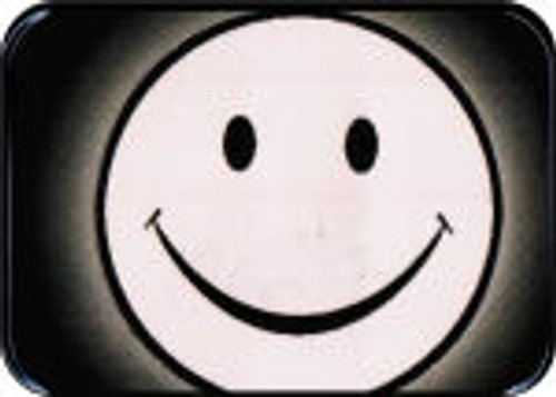 Smiley Face Large Sticker - 2 1/2" X 3 3/4"