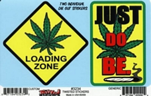 Loading Zone/Just Do Be - Large - 4.5" x 6" - Sticker