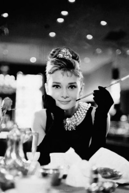 Audrey Hepburn Movie Breakfast at Tiffany's Poster Print - 24x36