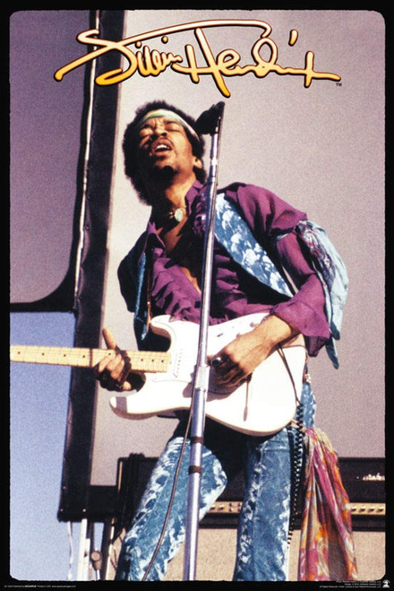 Jimi Hendrix - Rock Poster 24x36 inches