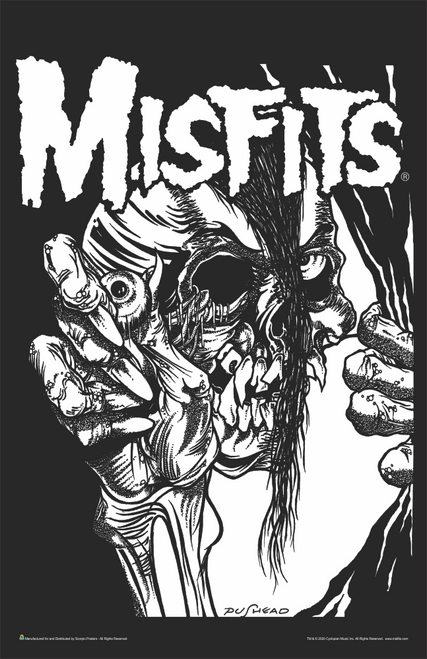 Misfits - Pushead Music Mini Poster- 11" x 17"