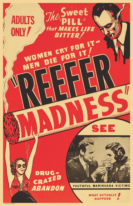 Reefer Madness Movie Mini Poster- 11" x 17"