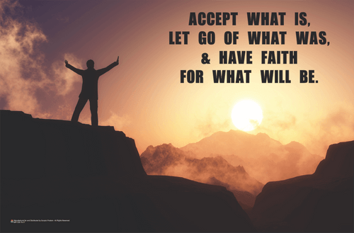 Accept What Is Mini Poster - 17x11