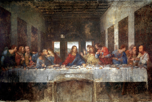 Last Supper by Leonardo Da Vinci Poster - 36" x 24"