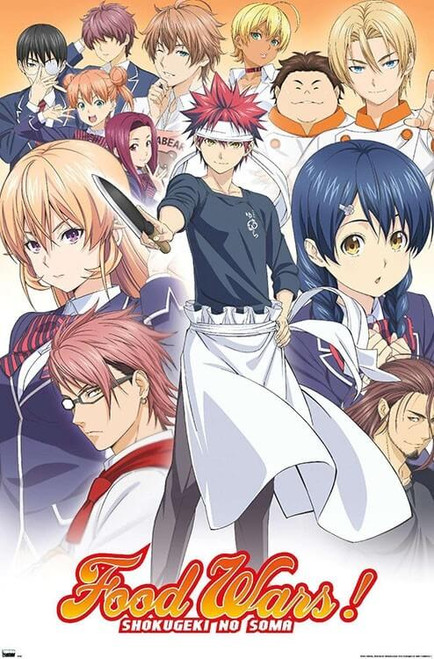 Food Wars! - Group Poster - 22.375" x 34"