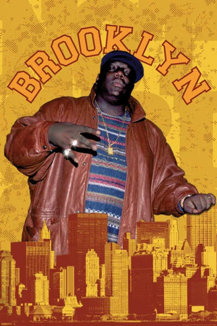 Notorious B.I.G. Brooklyn Poster 24" x 36"