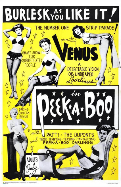 Peek A Boo - Vintage Movie Advertisement Mini Poster 11" x 17"