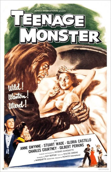 Teenage Monster - Vintage Movie Advertisement Mini Poster 11" x 17"