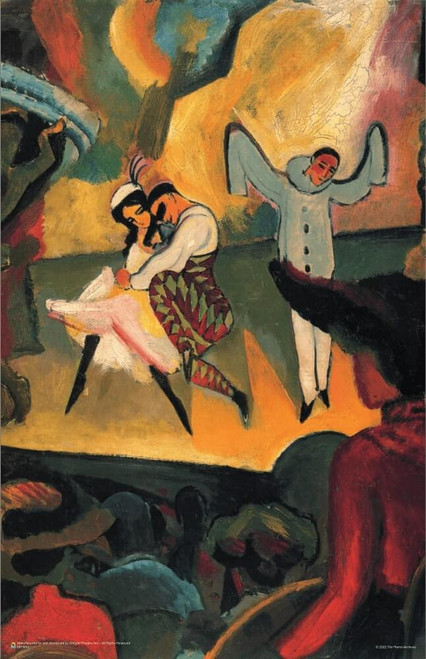 August Macke - Russian Ballet 1912 Mini Poster 11" x 17"