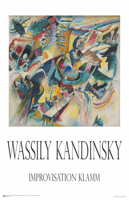 Wassily Kandinsky - Improvision Klamm Poster 11" x 17"