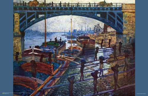 Claude Monet - The Coal Carrier Poster 17" x 11"