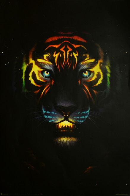 Tiger Non-Flocked Blacklight Poster 24" x 36"