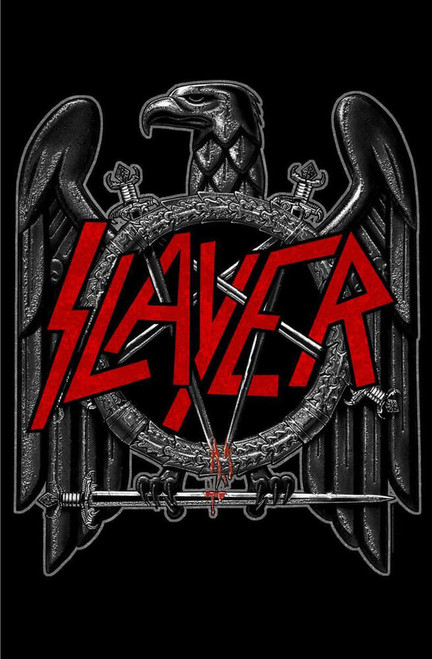 Slayer Black Eagle Textile/Fabric Poster - 28" x 41"