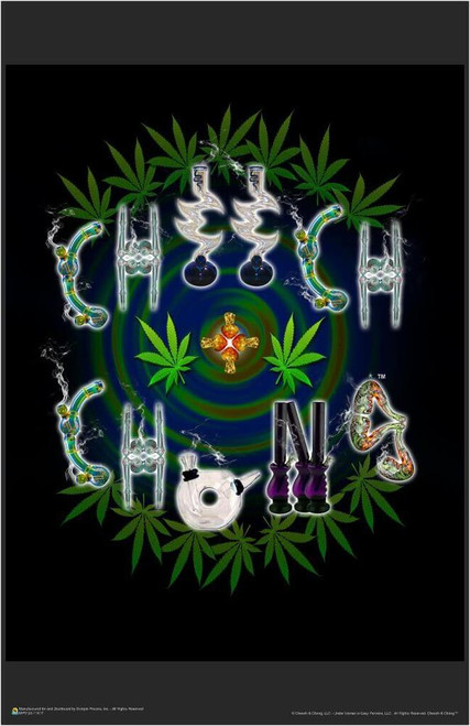 Cheech & Chong Pipe Letters Mini Poster 11" x 17"