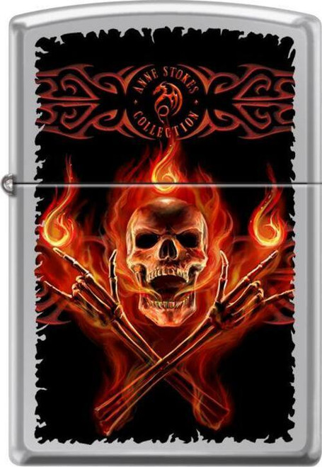 Anne Stokes High Polish Chrome Zippo Lighter