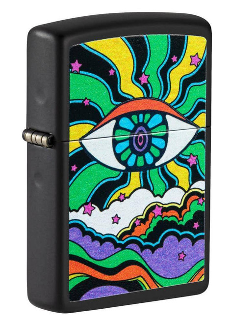 Eye Blacklight Zippo Lighter