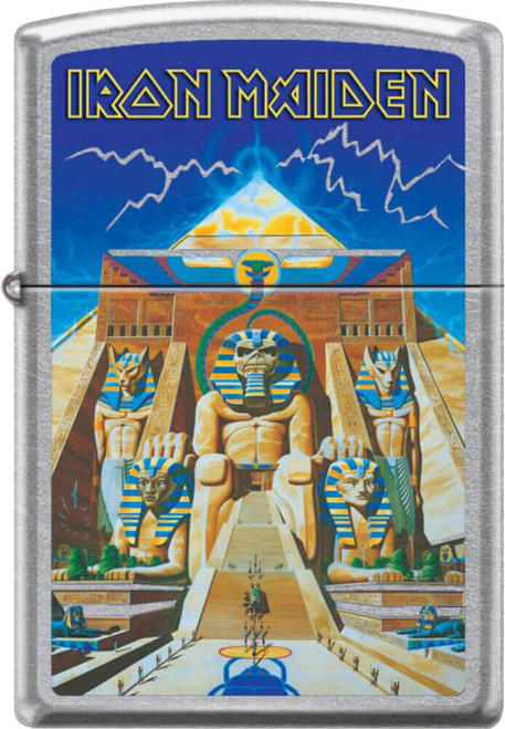 Iron Maiden Powerslave Classic Street Chrome Zippo Lighter